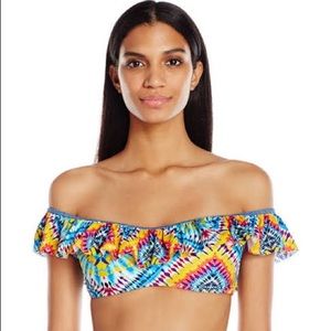 Jessica Simpson Women Surfside Ruffle Sleeve Top